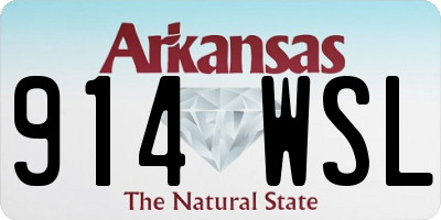 AR license plate 914WSL