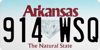 AR license plate 914WSQ