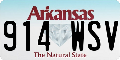 AR license plate 914WSV