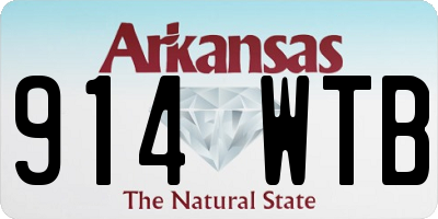 AR license plate 914WTB