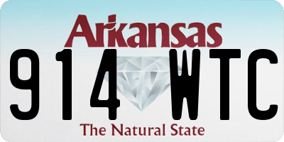 AR license plate 914WTC