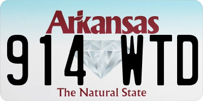 AR license plate 914WTD