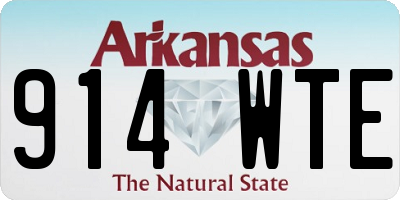 AR license plate 914WTE