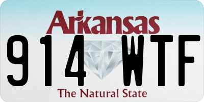 AR license plate 914WTF