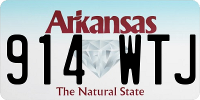 AR license plate 914WTJ