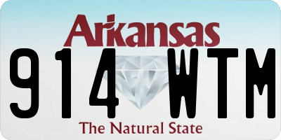 AR license plate 914WTM