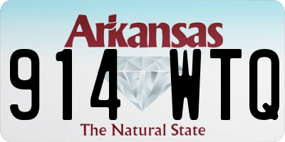 AR license plate 914WTQ