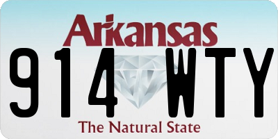 AR license plate 914WTY