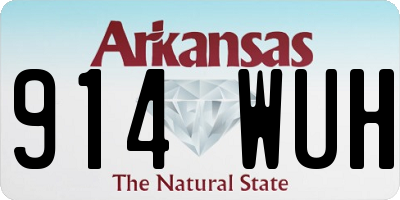 AR license plate 914WUH