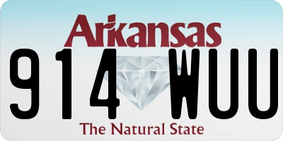 AR license plate 914WUU