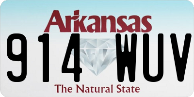 AR license plate 914WUV