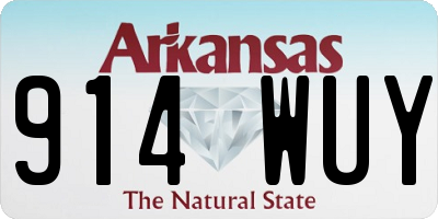 AR license plate 914WUY