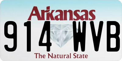 AR license plate 914WVB