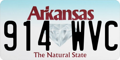 AR license plate 914WVC