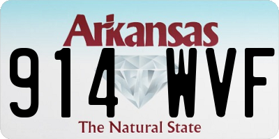 AR license plate 914WVF