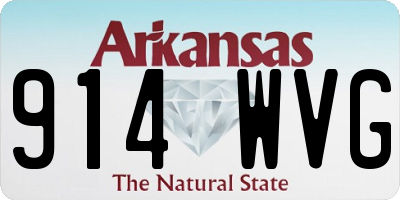 AR license plate 914WVG