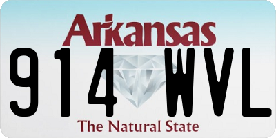 AR license plate 914WVL