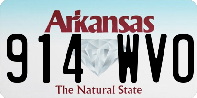 AR license plate 914WVO