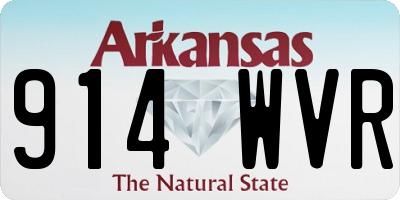 AR license plate 914WVR