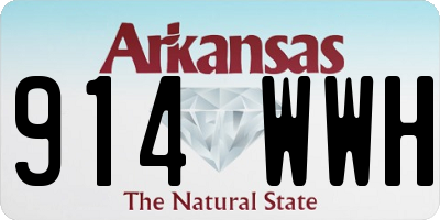 AR license plate 914WWH