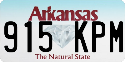 AR license plate 915KPM