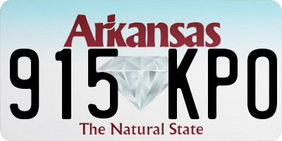 AR license plate 915KPO