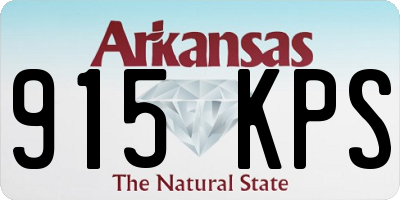 AR license plate 915KPS