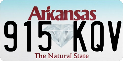 AR license plate 915KQV