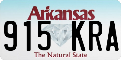AR license plate 915KRA