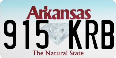 AR license plate 915KRB