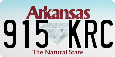 AR license plate 915KRC