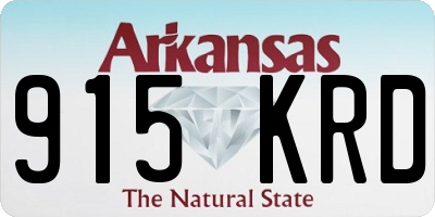 AR license plate 915KRD