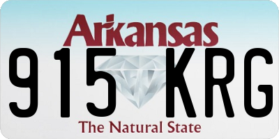 AR license plate 915KRG