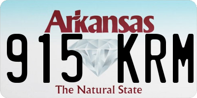 AR license plate 915KRM