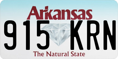 AR license plate 915KRN