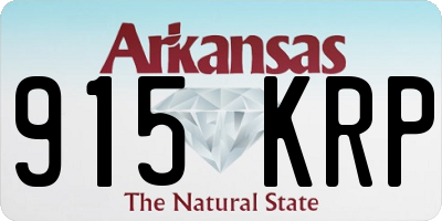 AR license plate 915KRP