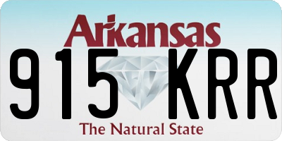 AR license plate 915KRR