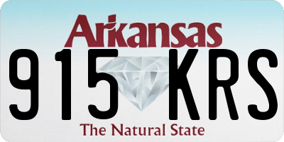 AR license plate 915KRS