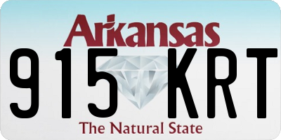 AR license plate 915KRT