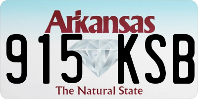 AR license plate 915KSB