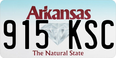 AR license plate 915KSC