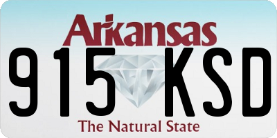AR license plate 915KSD