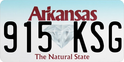 AR license plate 915KSG