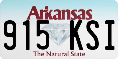 AR license plate 915KSI