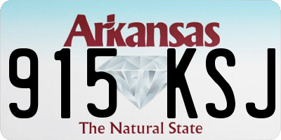 AR license plate 915KSJ