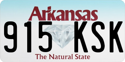 AR license plate 915KSK