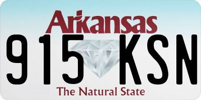 AR license plate 915KSN
