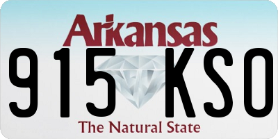 AR license plate 915KSO
