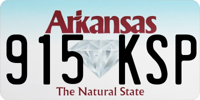 AR license plate 915KSP
