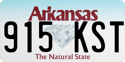 AR license plate 915KST